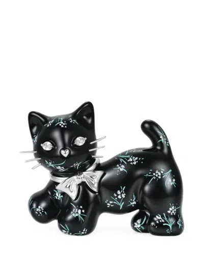 Yvmin Paradise Kitten Crystal-embellished Hair Clip In ブラック