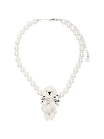 Yvmin Paradise Necklace In White