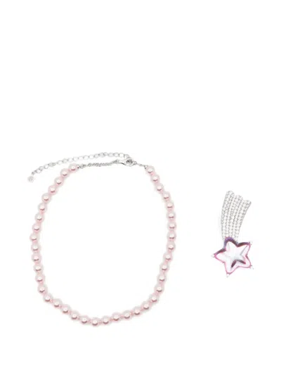 Yvmin 비즈 네크리스 In Pink