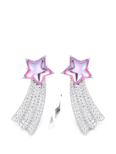 Yvmin Shooting Star Earrings In Metallic