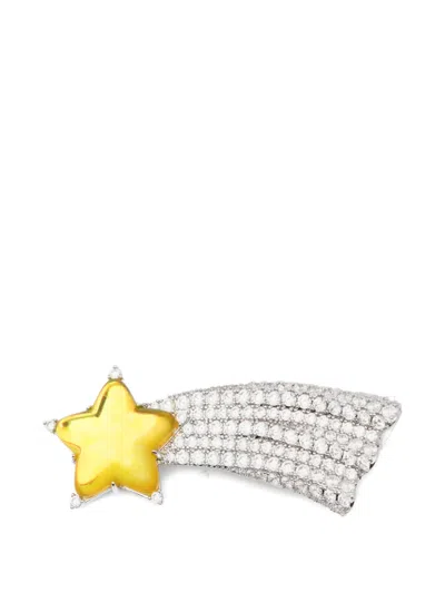 Yvmin Shooting Star Hair Clip In Metallic