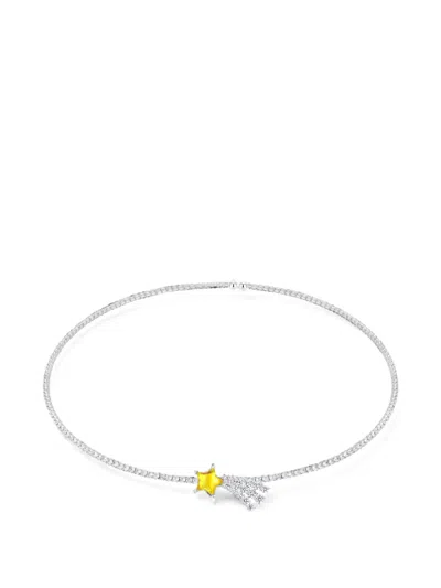 Yvmin Shooting Star Necklace In Metallic