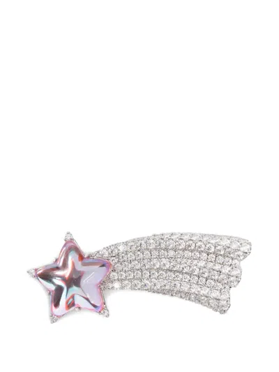 Yvmin Star Embellished Hair Clip In Multi