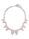 Yvmin X Shushutong Bow-detailing Necklace In 银色