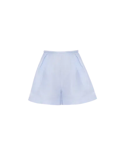 Yvon Myosotis Shorts In Blue