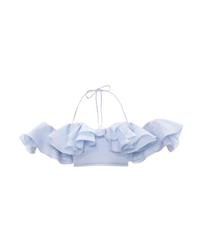 Yvon Myosotis Top In Blue