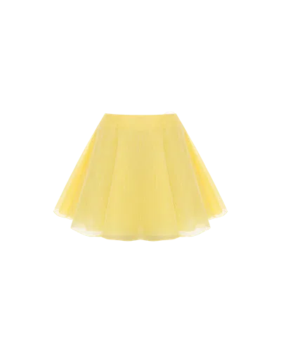 Yvon Myosotis Skirt Mini In Yellow