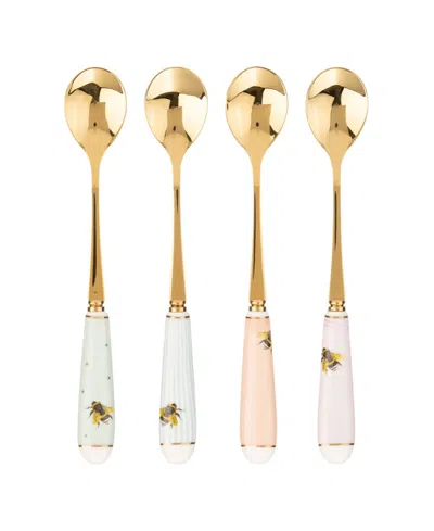 Yvonne Ellen Bees Teaspoons, Set Of 4 In Multi
