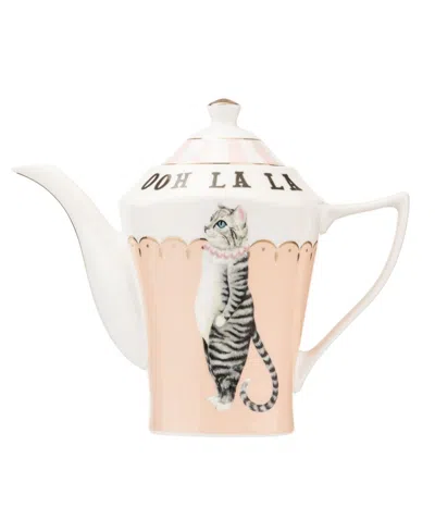Yvonne Ellen Cat Teapot In Multi