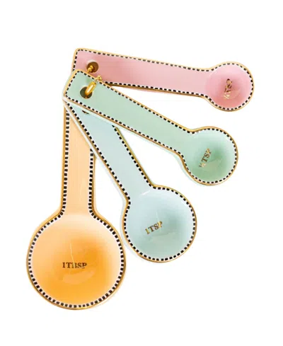 Yvonne Ellen Ceramic Measuring Spoons, Set Of 4 In Multi