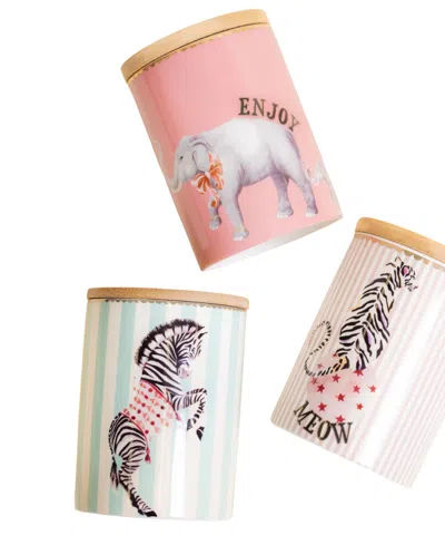 Yvonne Ellen China Storage Jar, Set Of 3 In Multi