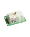 Yvonne Ellen Elephant Butter Dish In Multi
