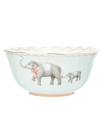 Yvonne Ellen Elephant Large Serving Bowl In Multi