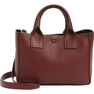Yvonne Kone Yvonne Koné Little Filippo Leather Tote In Rio Ambra
