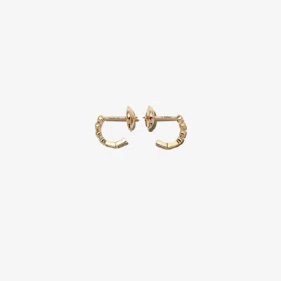 Yvonne Léon 14k Yellow Gold Riviere Rainbow Gemstone Earrings