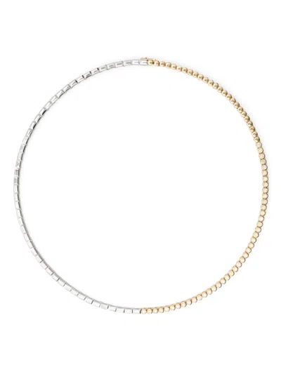 Yvonne Léon 18k Yellow And White Gold Collier Rivière Diamond Necklace