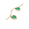 Yvonne Léon 18k Yellow Gold Malachite Heart Pendant Necklace In Gold