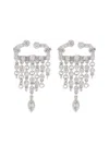 Yvonne Léon 18kt White Gold Diamond Earrings In Silver
