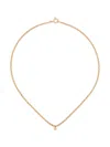 Yvonne Léon 18kt Floating Palm Tree Gelbgoldhalskette Mit Diamanten In Gold