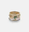 Yvonne Léon 24 Heures 9kt Gold Ring With Gemstones In Gold