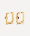 Yvonne Léon Yvonne Leon 9ct Gold Blue Sapphire Hoop Earrings