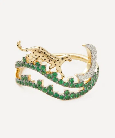 Yvonne Léon Yvonne Leon 9ct Gold Starry Dreams Tsavorite Ring
