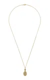 Yvonne Léon 9k And 18k Gold Pretty Mirror Pendant