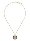 Yvonne Léon 9kt Yellow Gold Backgammon Multi-stone Necklace In Yellow Gold