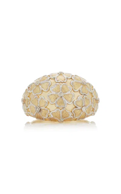 Yvonne Léon 9k Gold Dome Flower Ring