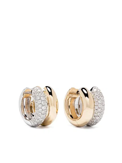 Yvonne Léon 9k Gold Paire De Mini Créoles Earrings