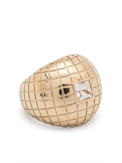 Yvonne Léon 9kt Yellow Gold Boule Disco Ring