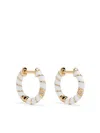 Yvonne Léon 9kt Yellow Gold Paire De Créoles Diamond Hoop Earrings In Gold