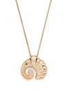 Yvonne Léon 9k Yellow Gold Elephant Diamond Necklace In Gold