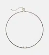 Yvonne Léon 9kt Gold Choker With Diamonds In Gold