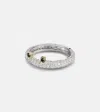 Yvonne Léon 9kt White Gold Ring With Black Diamonds And Grey Diamonds In White