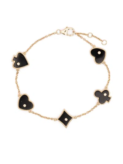 Yvonne Léon 9kt Yellow Gold Casino Multi-stone Bracelet