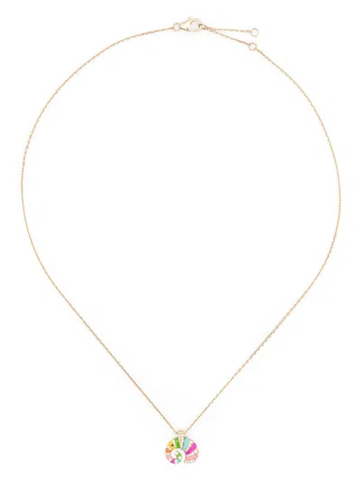 YVONNE LÉON 9KT YELLOW GOLD DIAMOND NECKLACE