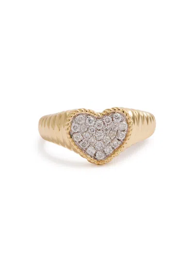 Yvonne Léon Yvonne Leon Baby Chevalière Cour Berlingot 9kt Gold Pinky Ring