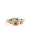 Yvonne Léon Yvonne Leon Baby Chevalière Ovale Léopard 9kt Gold Signet Ring