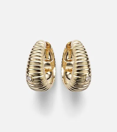 Yvonne Léon Berlingot 9kt Gold Earrings With Diamonds In Yellow