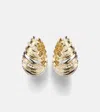 Yvonne Léon Berlingot 9kt White And Yellow Gold Earrings With Diamonds In Gold