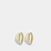 Yvonne Léon Berlingot Vague  Earring - Yvonne Leon - Golg/white - 9k In Gold