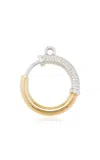 YVONNE LÉON CARABINER 9K WHITE AND YELLOW GOLD DIAMOND RING