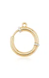 Yvonne Léon Carabiner 9k Yellow Gold Diamond Ring