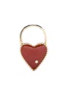 Yvonne Léon Creole Cadenas Coeur Diamond Earring In Gold