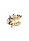 Yvonne Léon Yvonne Leon Crocodile 9kt Gold Ring In Gold