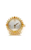 Yvonne Léon Exclusive Riviera 9k Yellow Gold Ombre Citrine Clock Ring In Multi