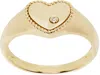 Yvonne Léon Gold Baby Chevaliere Cœur Ring In Juane