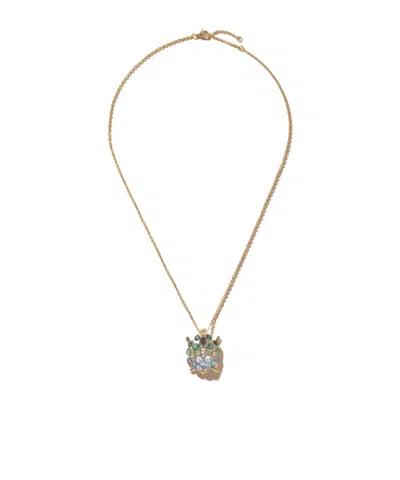 Yvonne Léon Gold Turtle Pendant Necklace