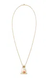 Yvonne Léon Goldfish 9k Yellow Gold Necklace In Gold